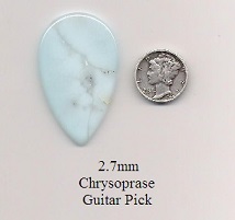 Chrysoprase Guitar Pick GP4701