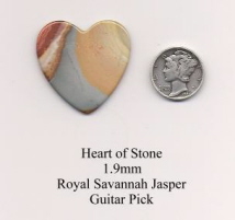 Heart of Stone Guitar Pick