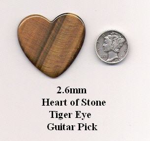 Heart Guitar Pick by Real Rock