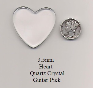 Heart Guitar Pick by Real Rock