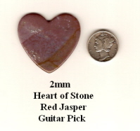 Heart of Stone Guitar Pick