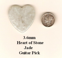 Heart of Stone Guitar Pick
