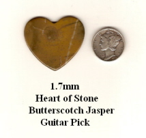 Heart of Stone Guitar Pick