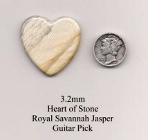 Heart of Stone Guitar Pick