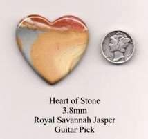 Heart Guitar Pick - Extra Large