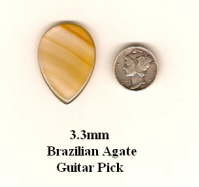 Brazilian Agate Guitar Pick GP2814