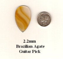 Brazilian Agate Guitar Pick GP2966