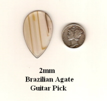 Brazilian Agate Guitar Pick GP2977