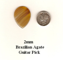 Brazilian Agate Guitar Pick GP3045