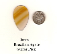 Brazilian Agate Guitar Pick GP3374