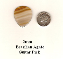 Brazilian Agate Guitar Pick GP3385