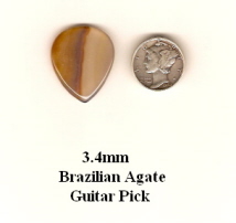 Brazilian Agate Guitar Pick GP3386
