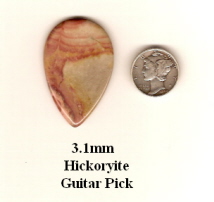 Hickoryite Teardrop Guitar Picks