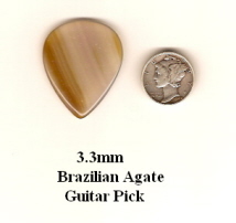 Brazilian Agate Guitar Pick GP3483