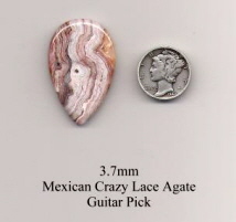 Crazy Lace Agate Teardrop Guitar Picks