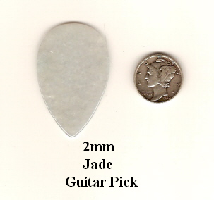 Jade Guitar Pick